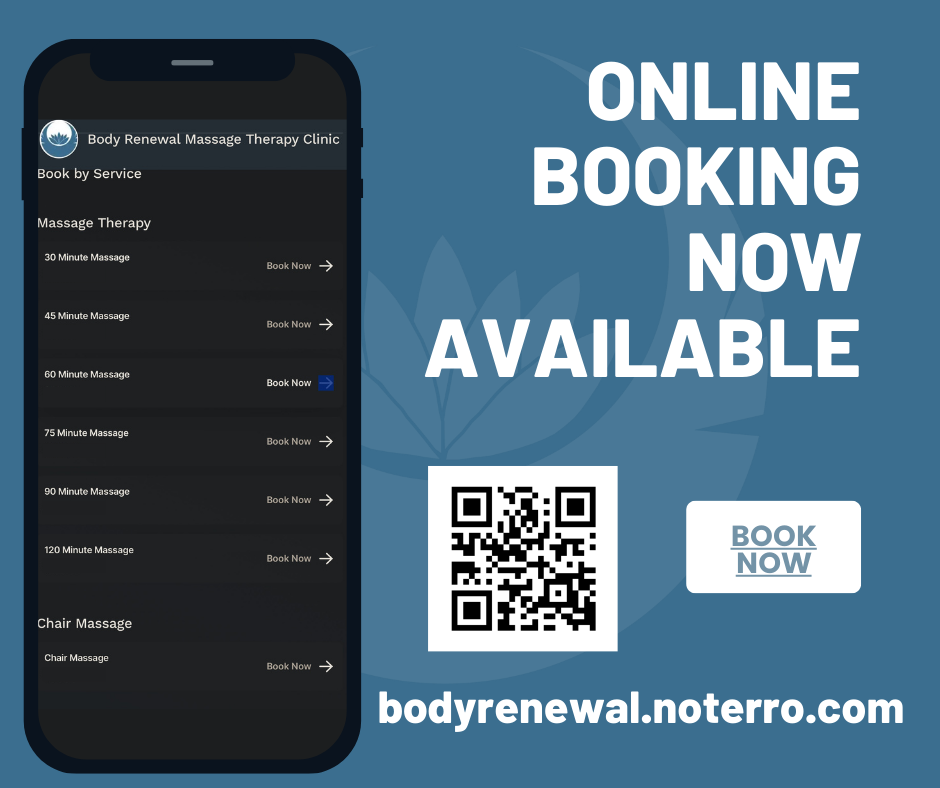 Body Renewal Massage Therapy Online Booking